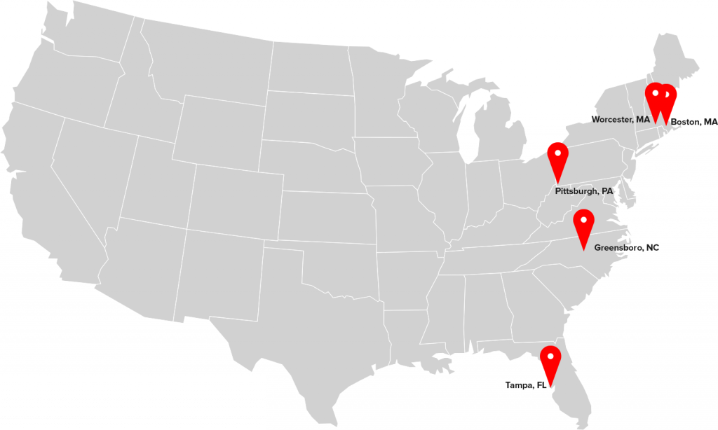 TechBoost Location Map